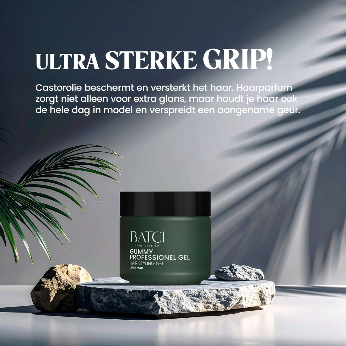 Ultra hold hair gel with castor oil and hair perfume