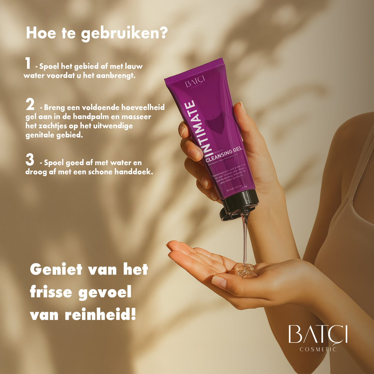 How to use the women’s intimate cleansing gel