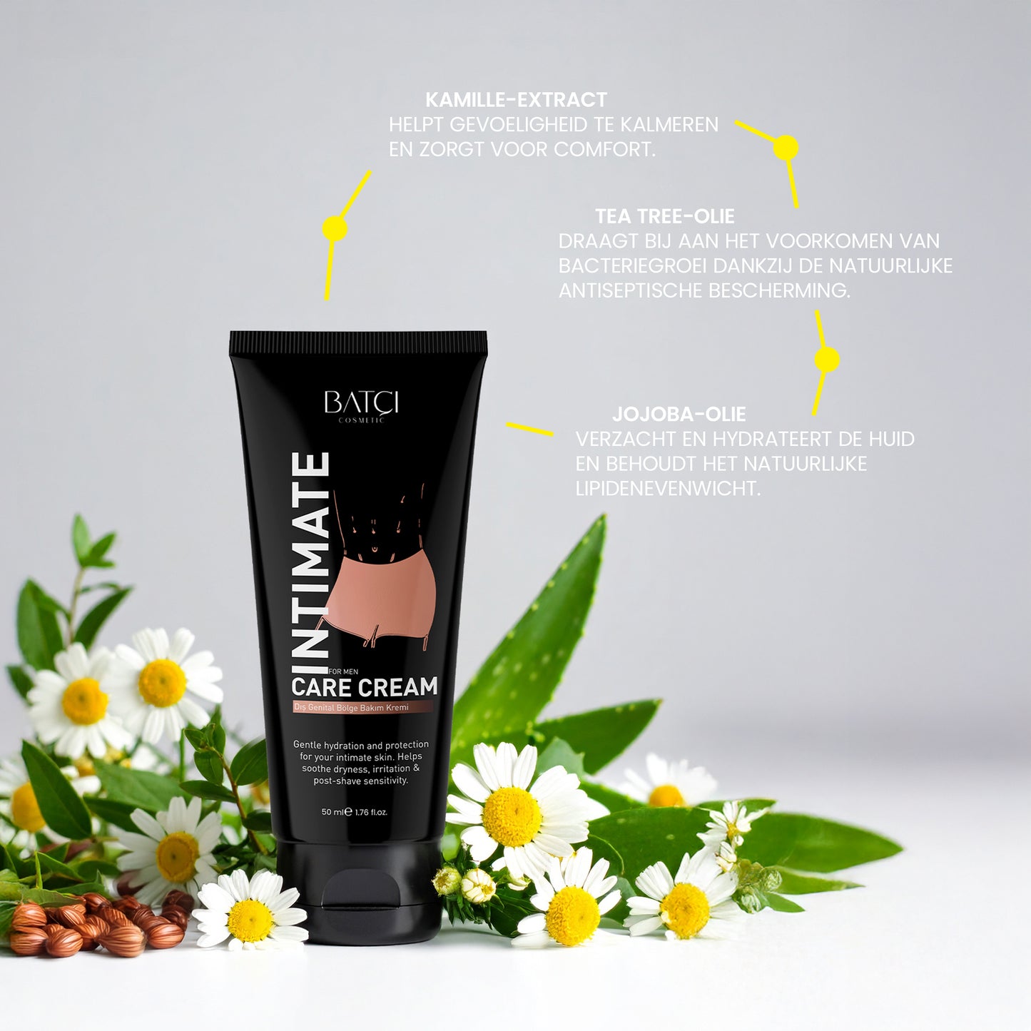 BATCI® Men’s Intimate Care Cream - Genital Protective & Tone Balancing 50 ML