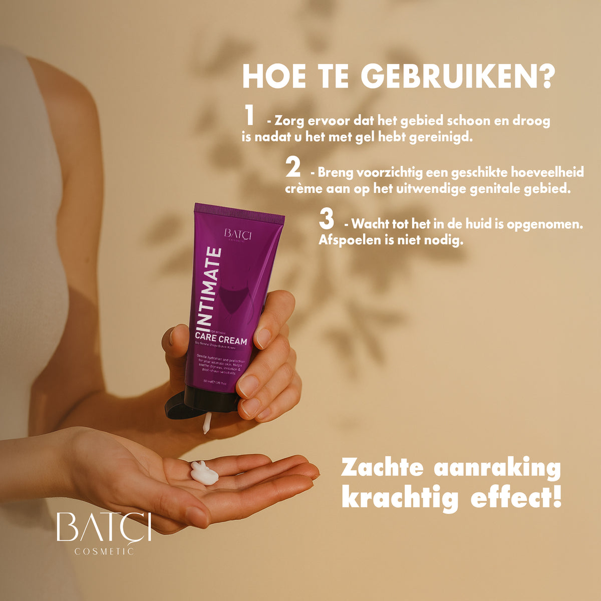 How to use the women’s intimate care cream
