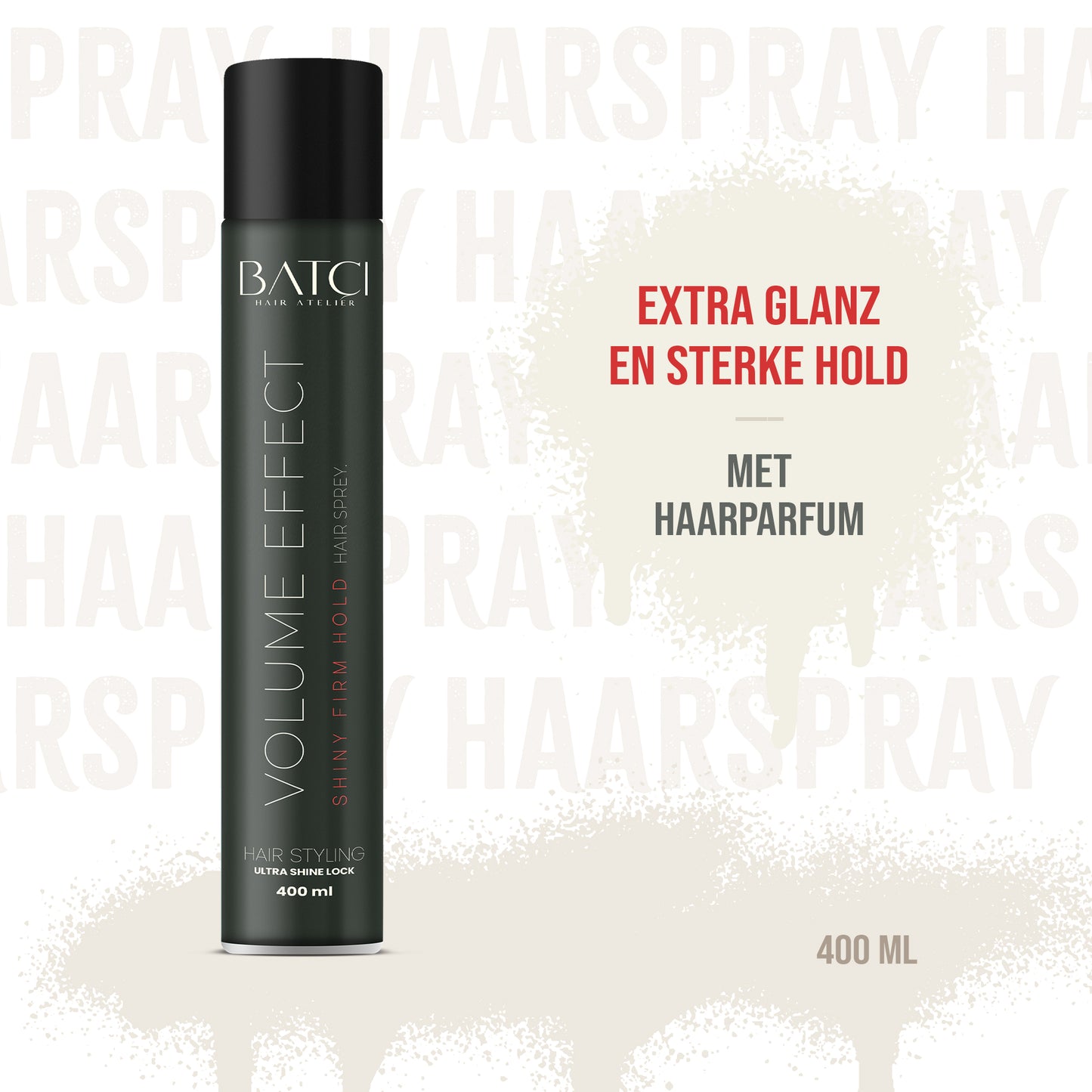BATCI® Volume Effect Shiny Strong Hold Hair Spray 400 ML