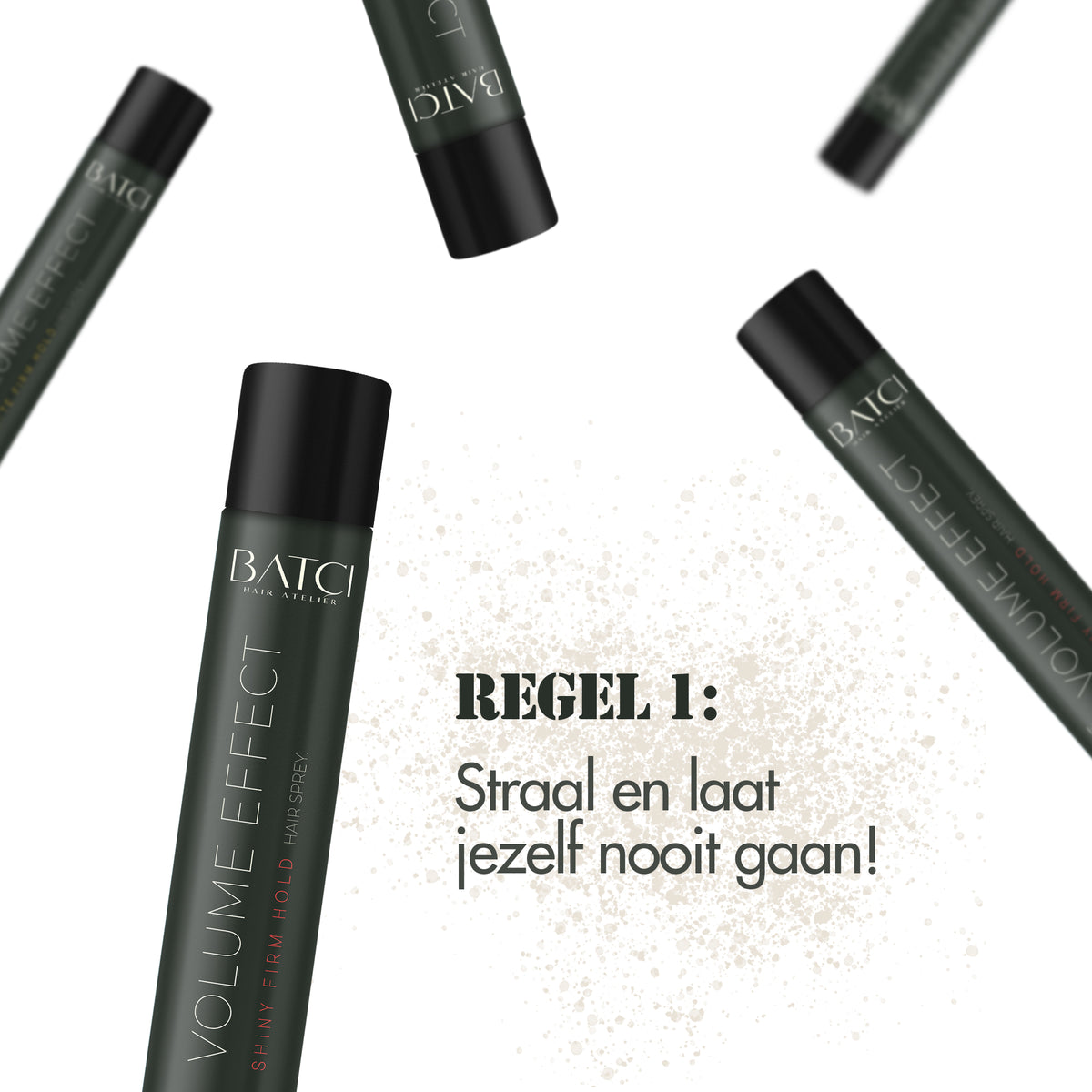 BATCI Volume Effect shiny hair spray cans