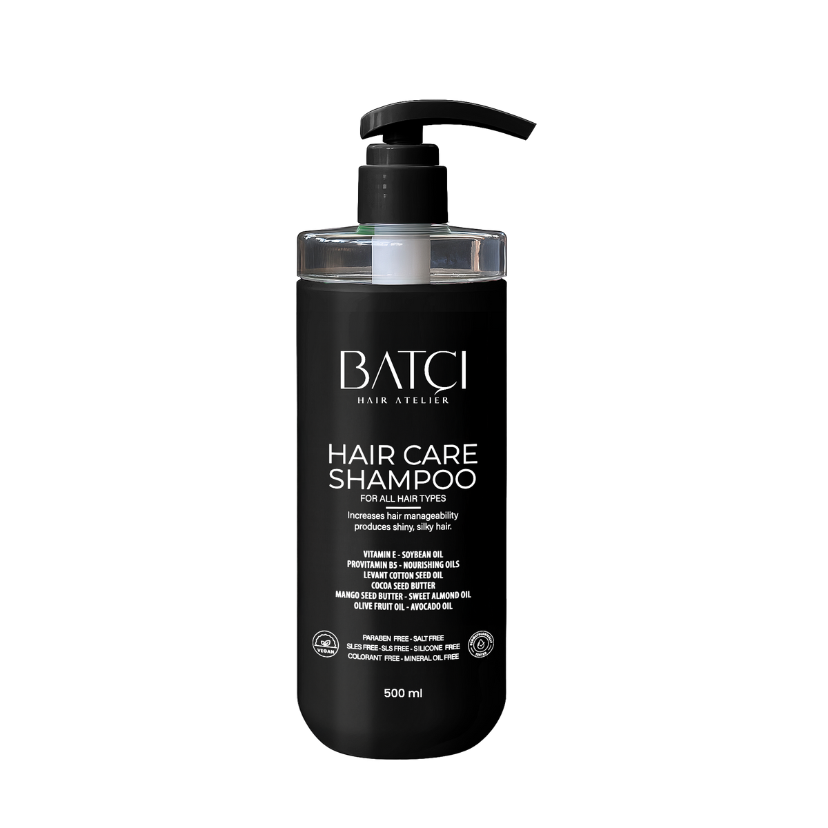 BATCI Provitamin B5 Shampoo sulfate-free 500 ml bottle