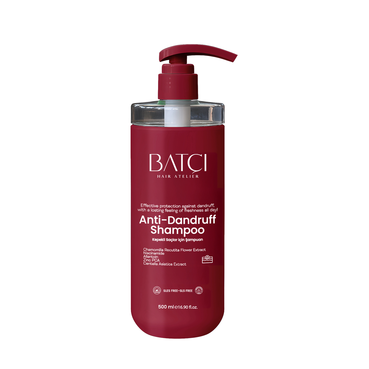 BATCI Anti Dandruff Shampoo 500 ml with vitamin B3