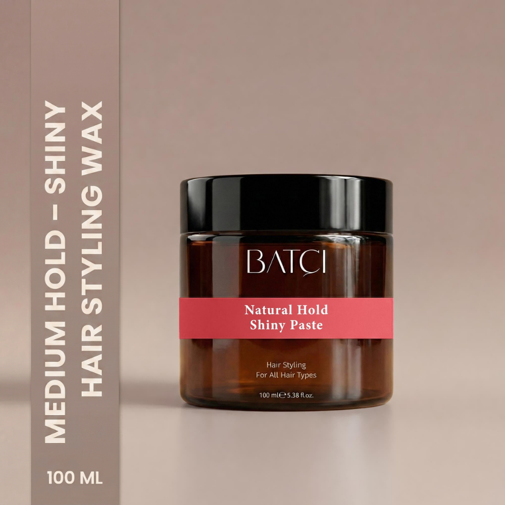 BATCI® Medium Hold Shiny Hair Wax - Natural Look & Long Lasting 100 ML