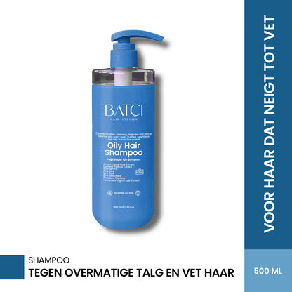 BATCI® Anti Oily Sebum Balancing Shampoo With Aloe Vera Extract 500 ML