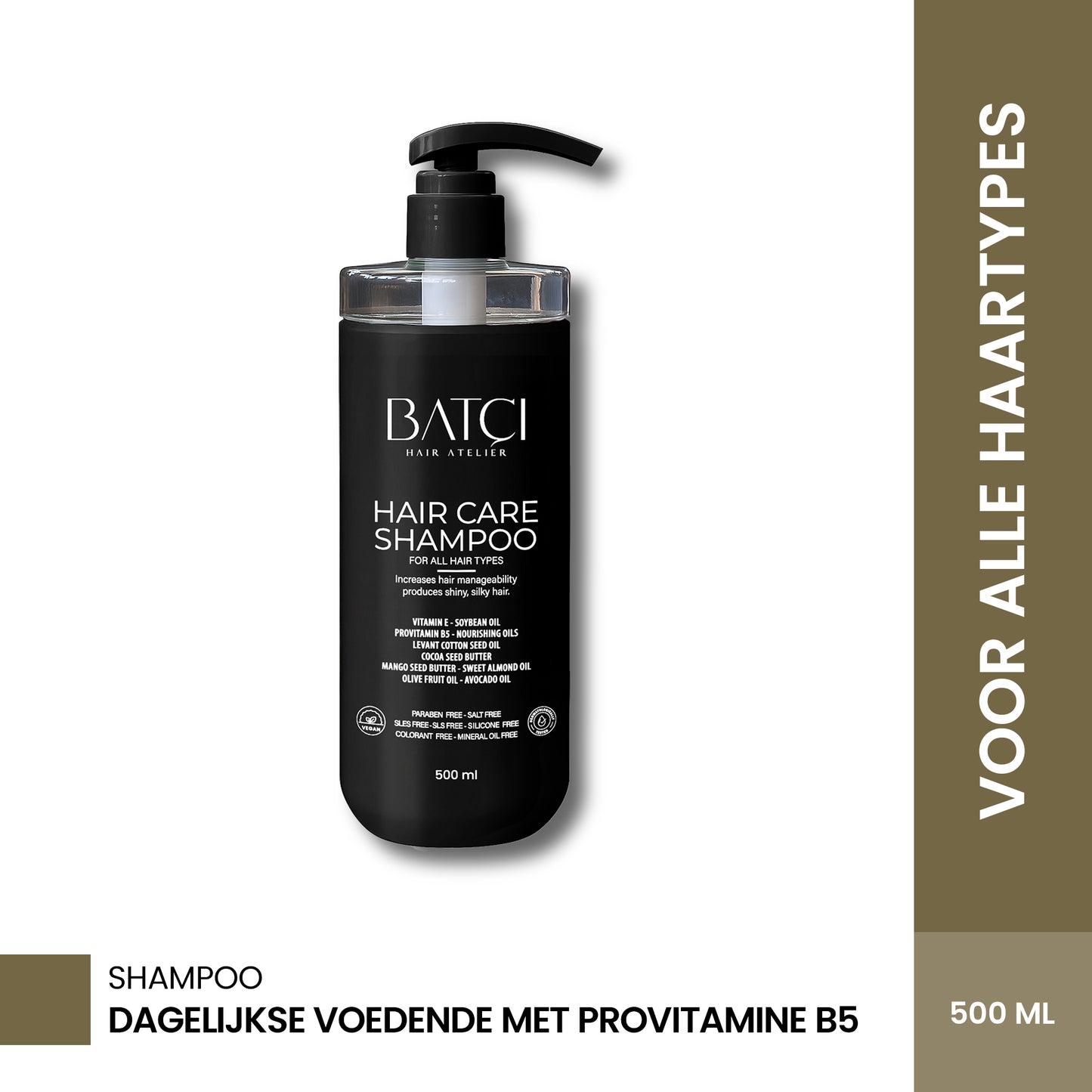 BATCI® Provitamin B5 Shampoo Sulfate Free Deeply Nourishing 500 ML