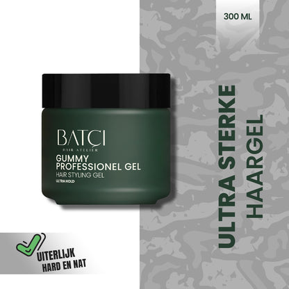 BATCI® Professional Hair Styling Gel - Ultra Hold & Long Lasting 300 ML