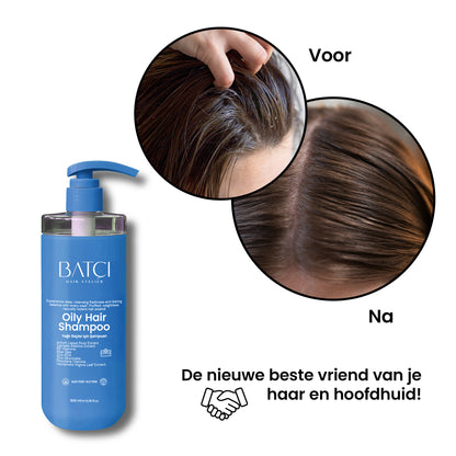BATCI® Anti Oily Sebum Balancing Shampoo With Aloe Vera Extract 500 ML