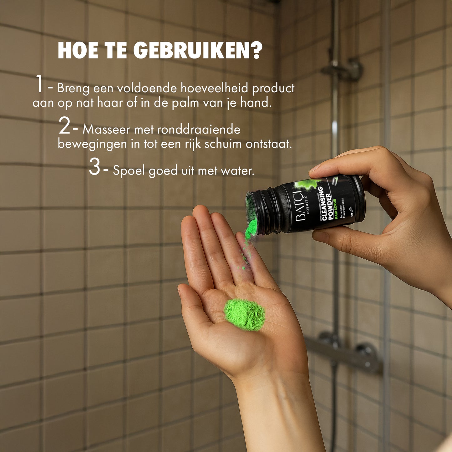 BATCI® Anti Dandruff Purifying Scalp Cleansing and Refreshing Powder Hair Scrub 50g