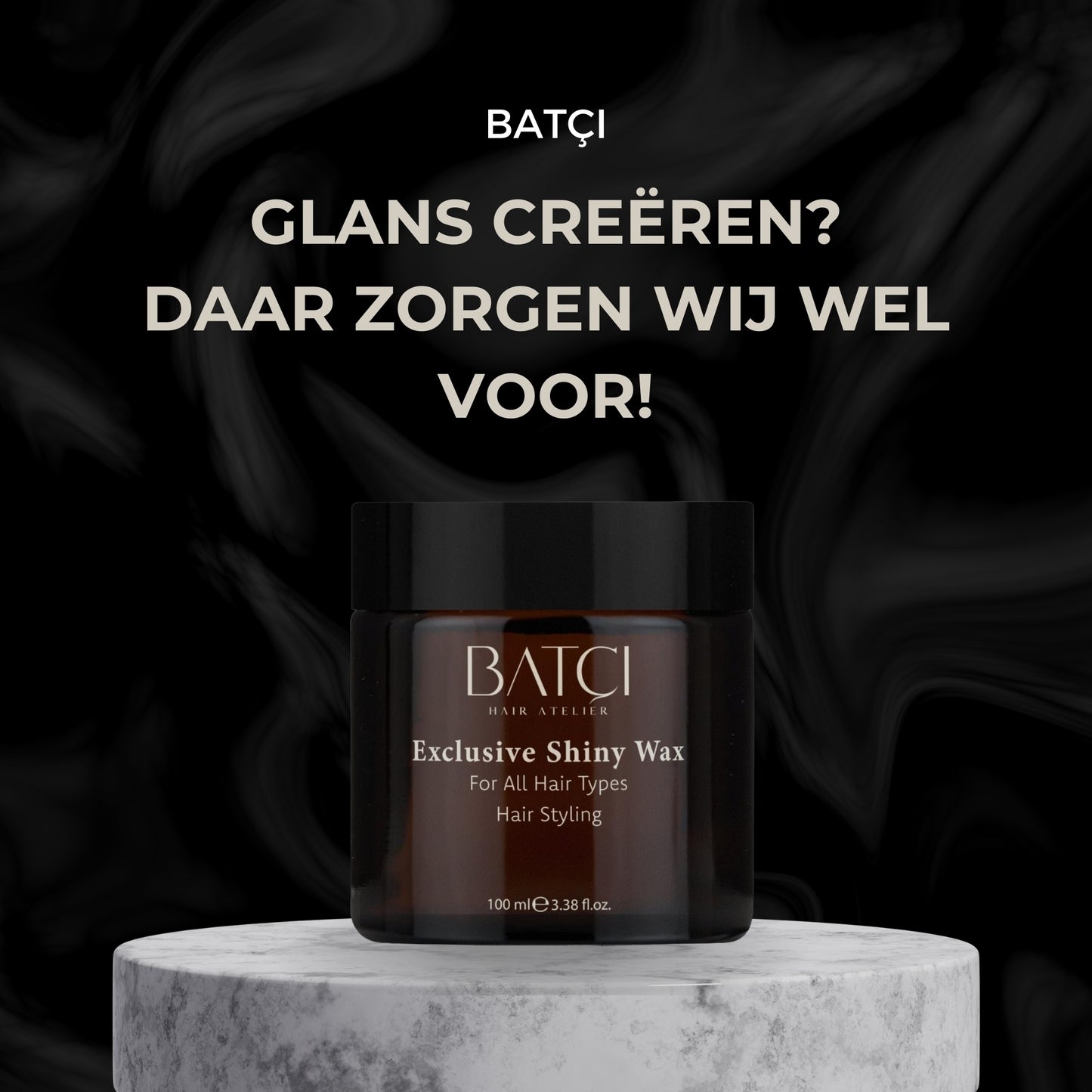 BATCI® Shiny Hair Wax - Ultra Hold & Long Lasting 100 ML