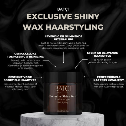 BATCI® Shiny Hair Wax - Ultra Hold & Long Lasting 100 ML