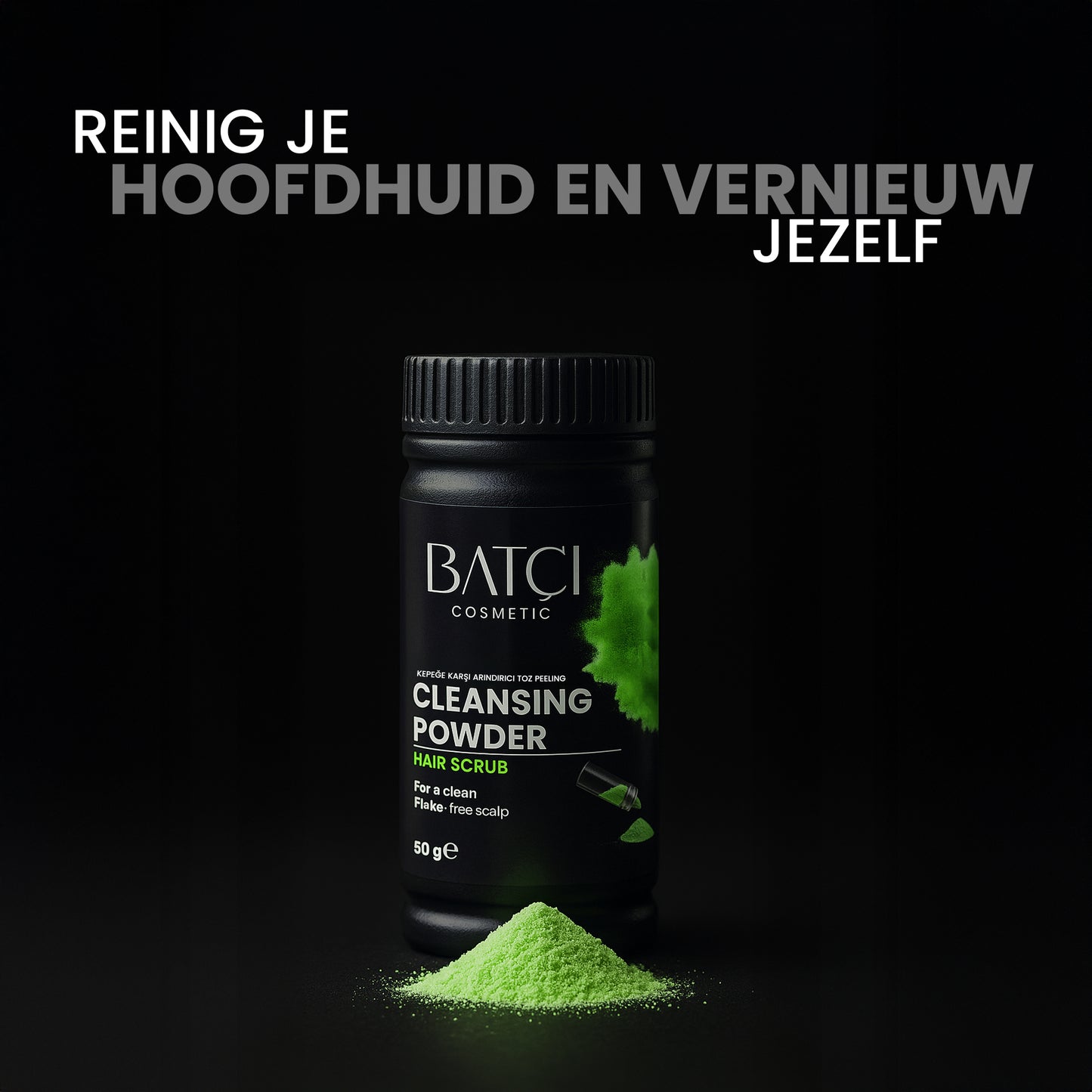 BATCI® Anti Dandruff Purifying Scalp Cleansing and Refreshing Powder Hair Scrub 50g