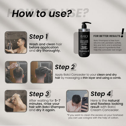 BATCI® Volumizing Hair Concealer Cream 30 ML