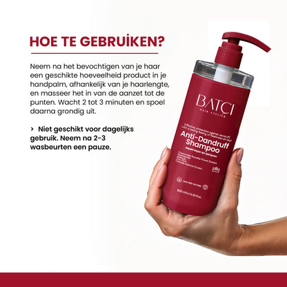 BATCI® Anti Dandruff Shampoo Nourishing Formula With B3 Vitamin 500 ML