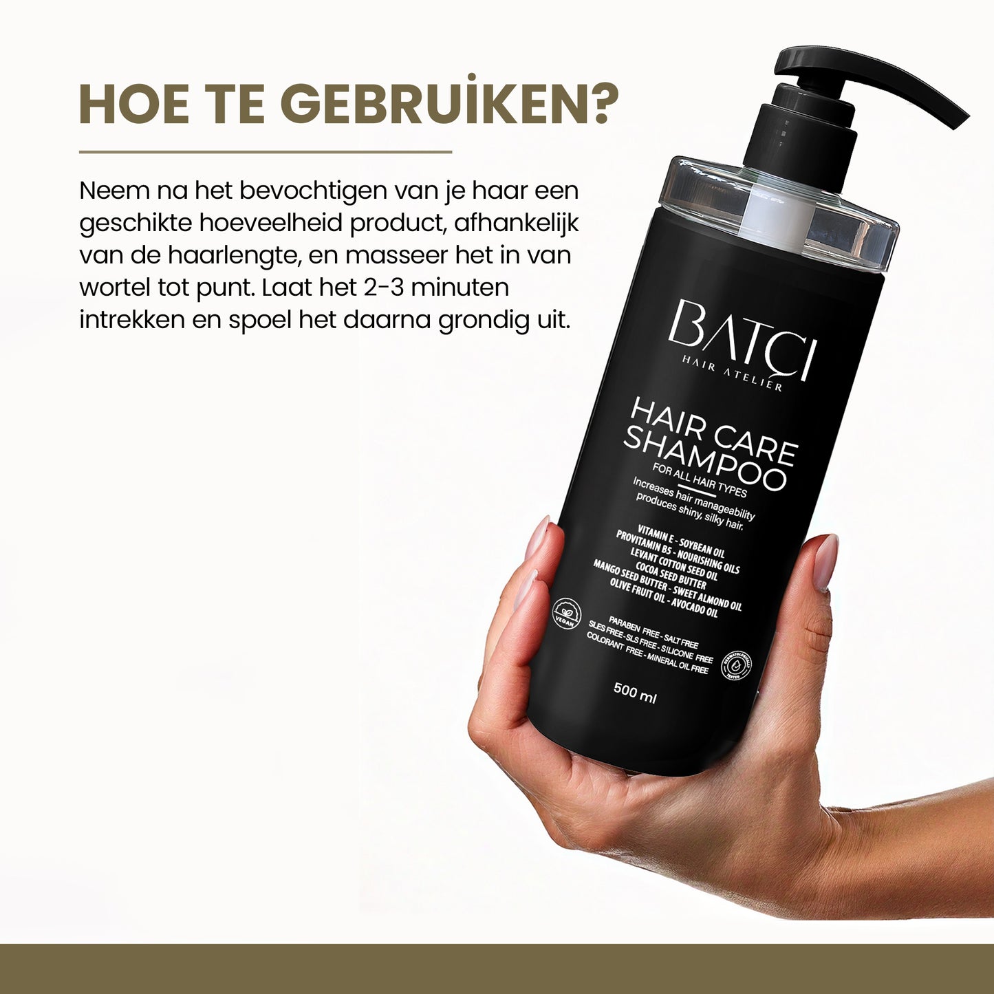 BATCI® Provitamin B5 Shampoo Sulfate Free Deeply Nourishing 500 ML