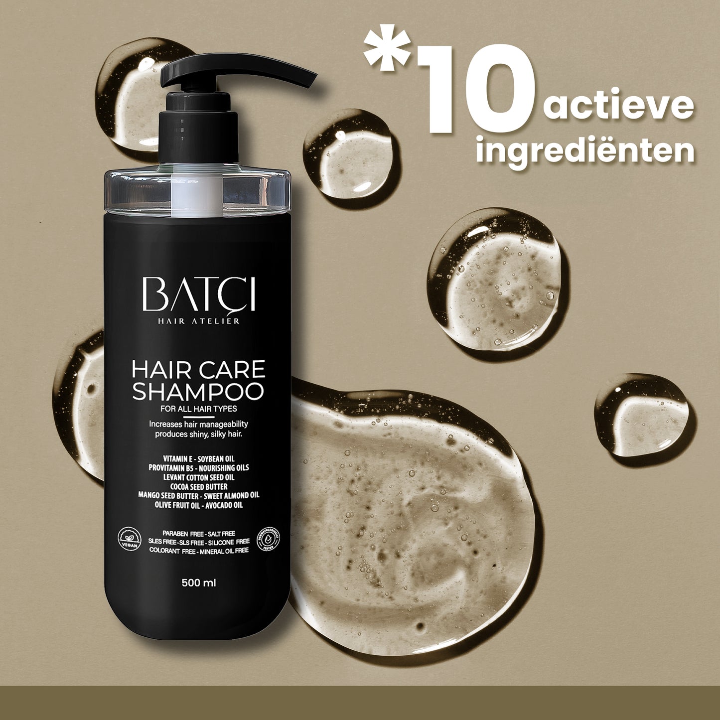 BATCI® Provitamin B5 Shampoo Sulfate Free Deeply Nourishing 500 ML