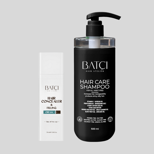 BATCI® Bundle Set - 1x Hair Concealer & Shampoo