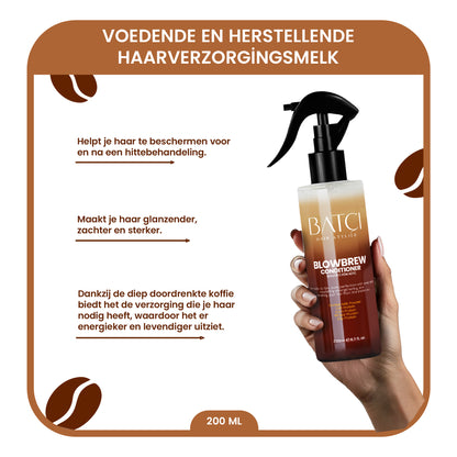 BATCI® BlowBrew Coffee Hair Milk - Nourishing & Protective 200 ML