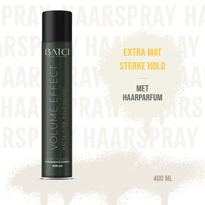 BATCI® Volume Effect Matte Strong Hold Hair Spray 400 ML