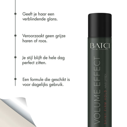 BATCI® Volume Effect Shiny Strong Hold Hair Spray 400 ML