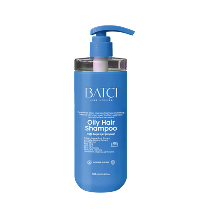 BATCI® Anti Oily Sebum Balancing Shampoo With Aloe Vera Extract 500 ML