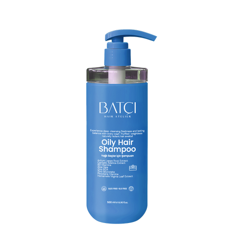 BATCI® Anti Oily Sebum Balancing Shampoo With Aloe Vera Extract 500 ML